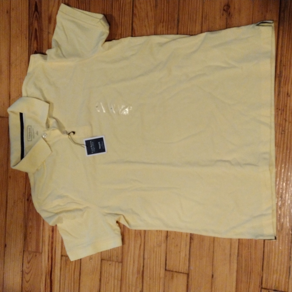 Macy's Club Room men's golf shirt, moisture wicking, performance polo, large nwt